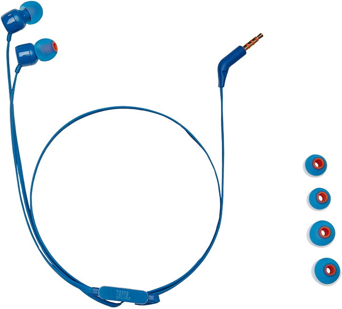 JBL Tune 110 Auriculares Intrauditivos con Micrófono - Azul JBL Tune 110 Auriculares Intrauditivos con Micrófono - Azul